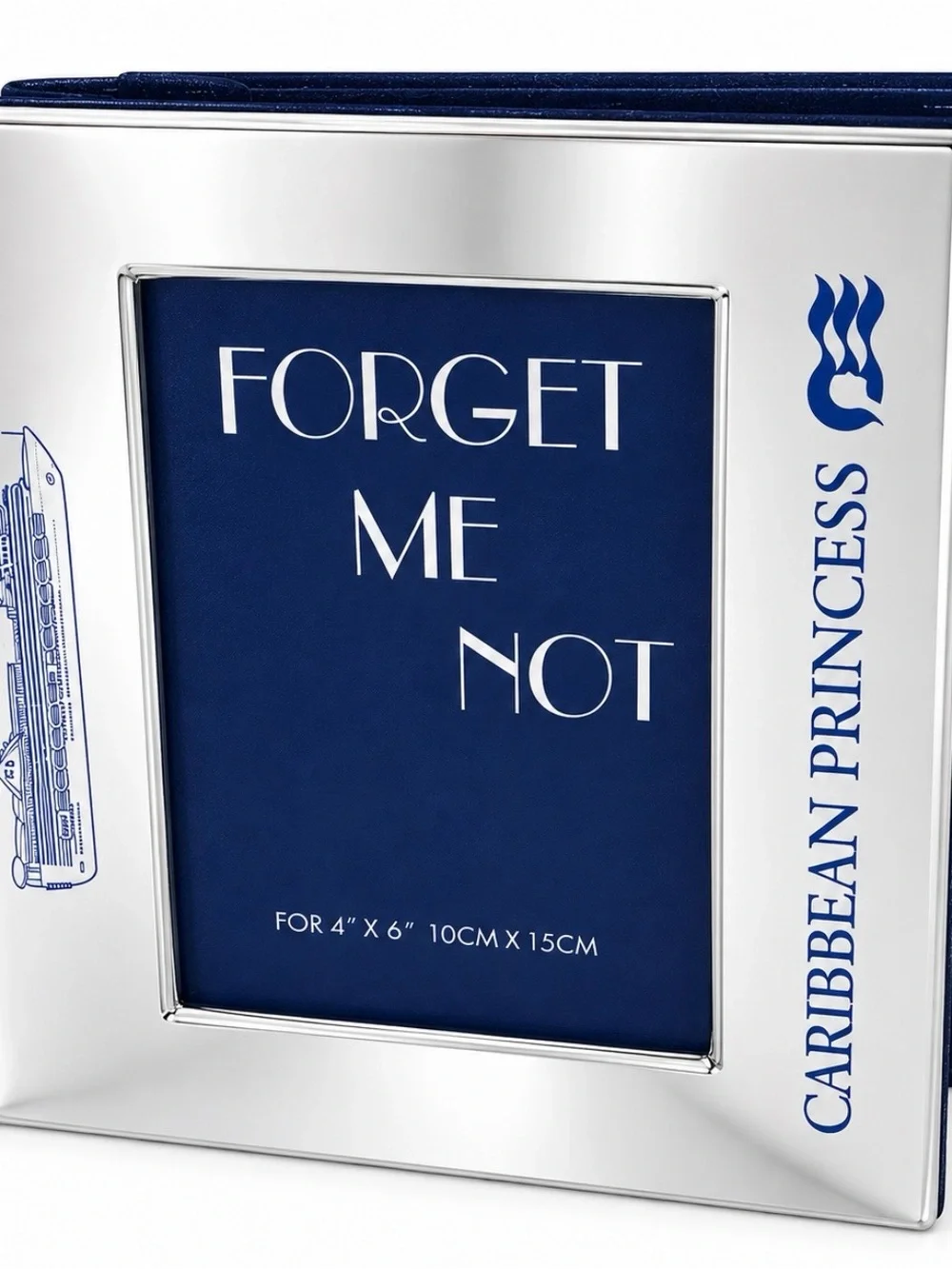 Princess Cruise Silver Photo album 4X6 - 'Forget Me Not' -